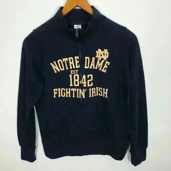 A knights Apparel Jackets & Blazers - Notre Dame Fight Fightin Irish Women M Pullover